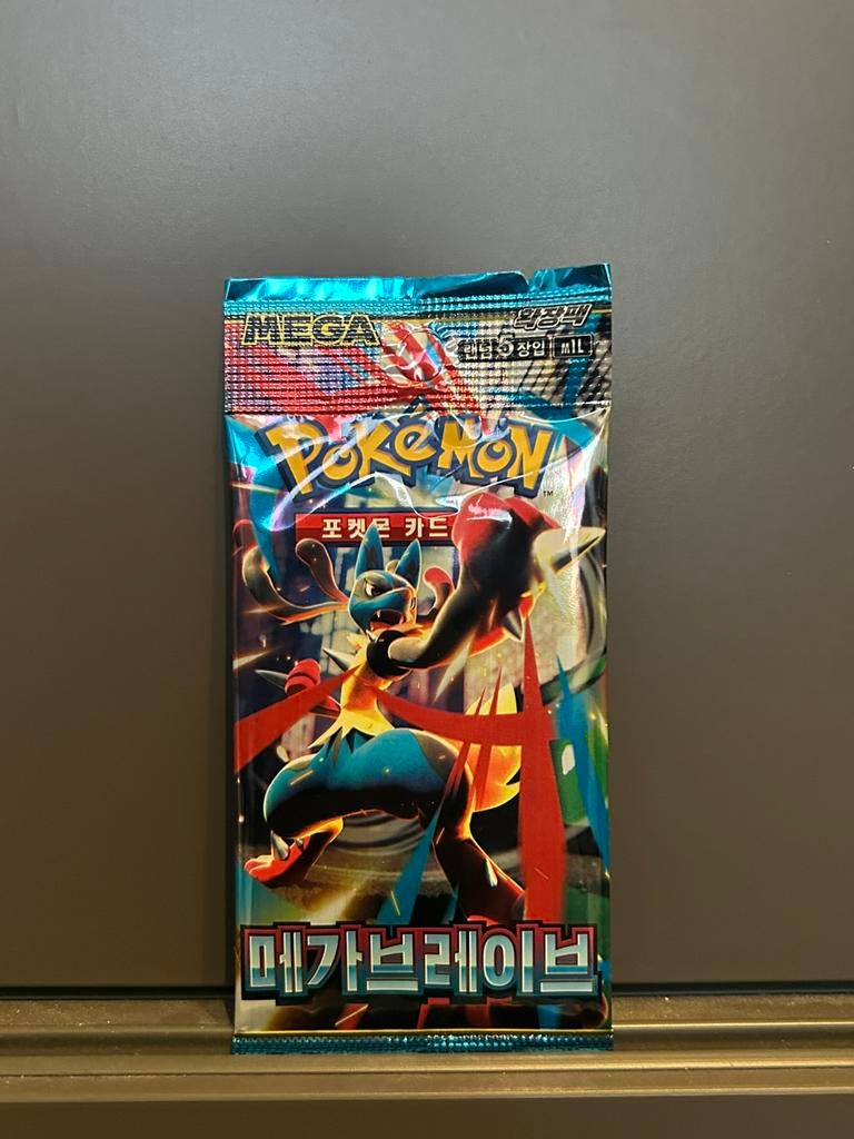 Pokemon packs mega brave, Ophalen of Verzenden, Nieuw, Speelkaart(en)