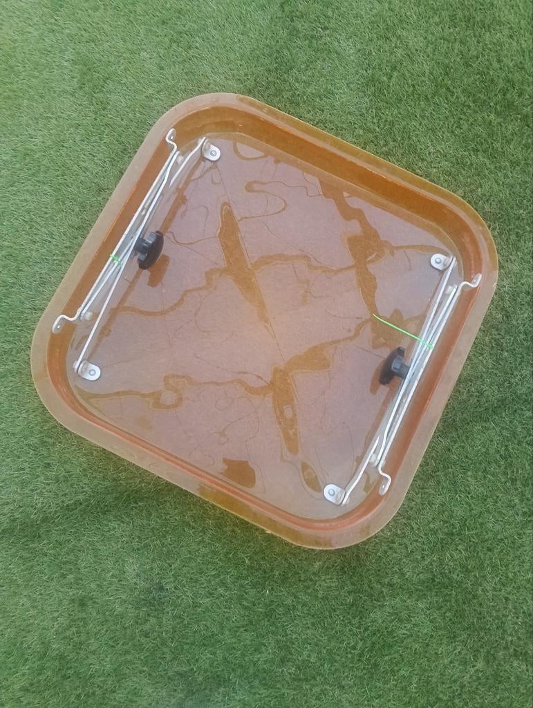 Vintage Dakraam voor Kip Caravan - 44x44cm (binnen), Caravans en Kamperen, Caravan accessoires, Ophalen of Verzenden