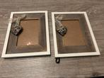 2x xenos hout fotolijstje met hart / 10x15, Ophalen of Verzenden, Zo goed als nieuw