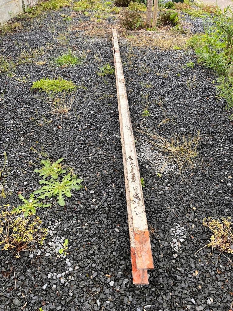 Stalen IPE balk - 422 cm, Doe-het-zelf en Verbouw, Metalen, Ophalen, Gebruikt, IJzer