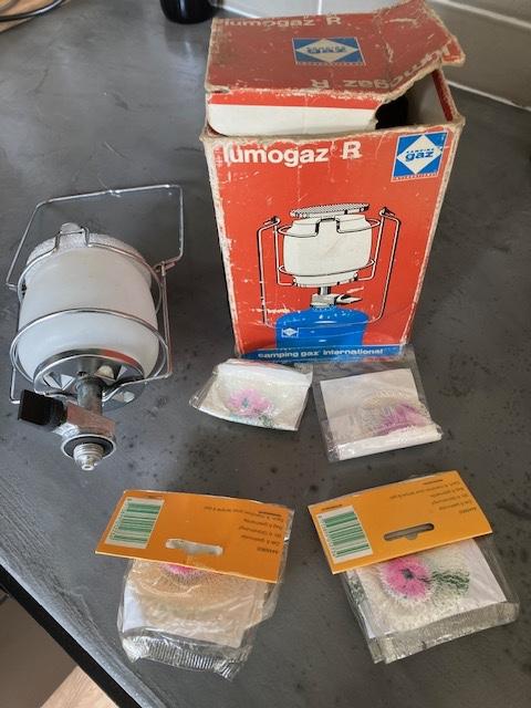 Campinggaz lamp, Ophalen, Gebruikt