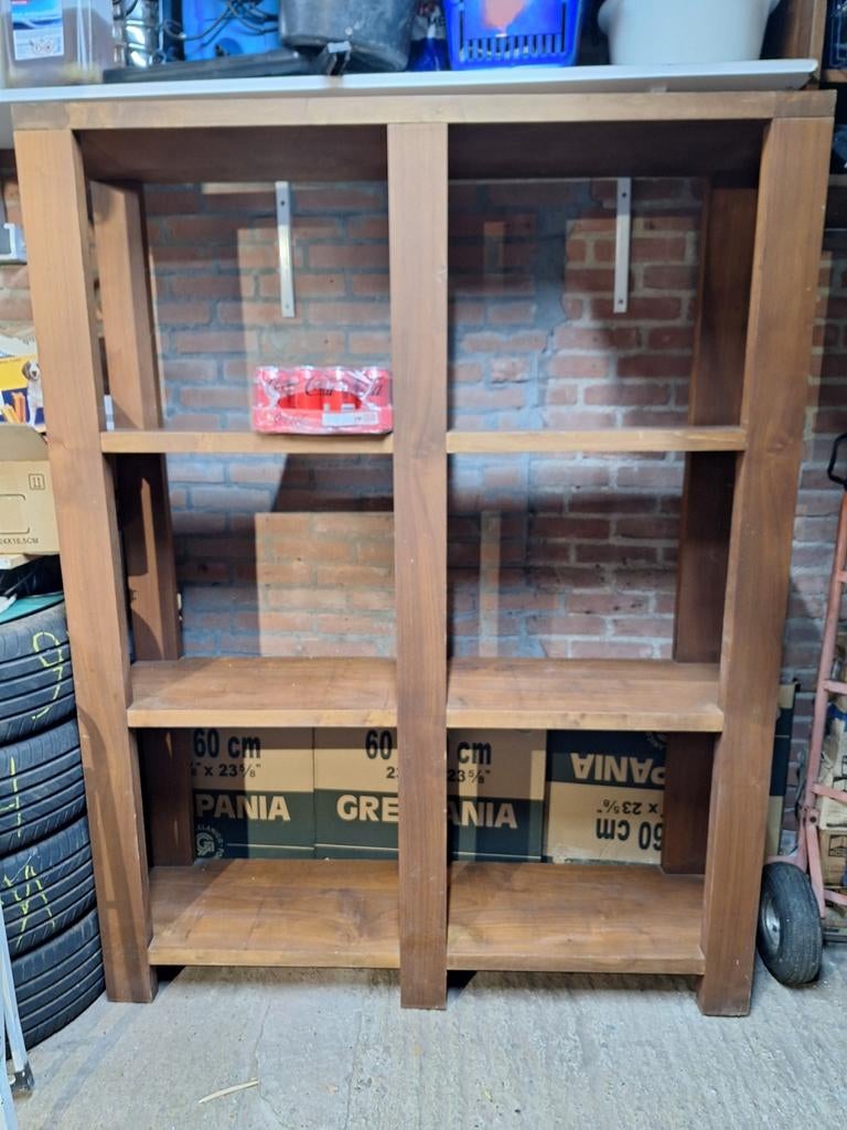 Hardhouten kast, rek, stelling., Ophalen