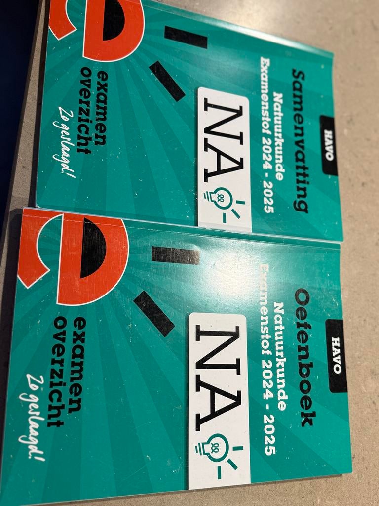 Natuurkunde HAVO Oefenboek en Samenvatting 2024-2025, Ophalen of Verzenden, Zo goed als nieuw, HAVO, Natuurkunde