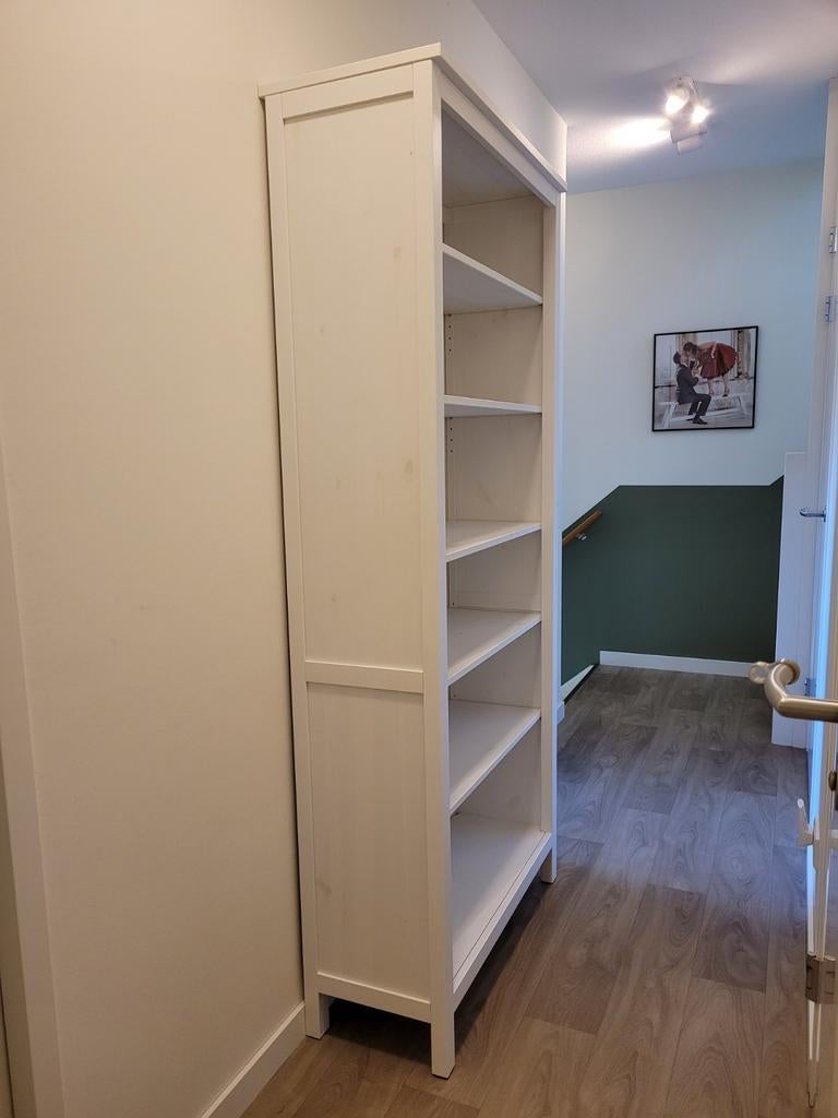 Hemnes Ikea boekenkast wit, Ophalen, Met plank(en), Gebruikt, 50 tot 100 cm