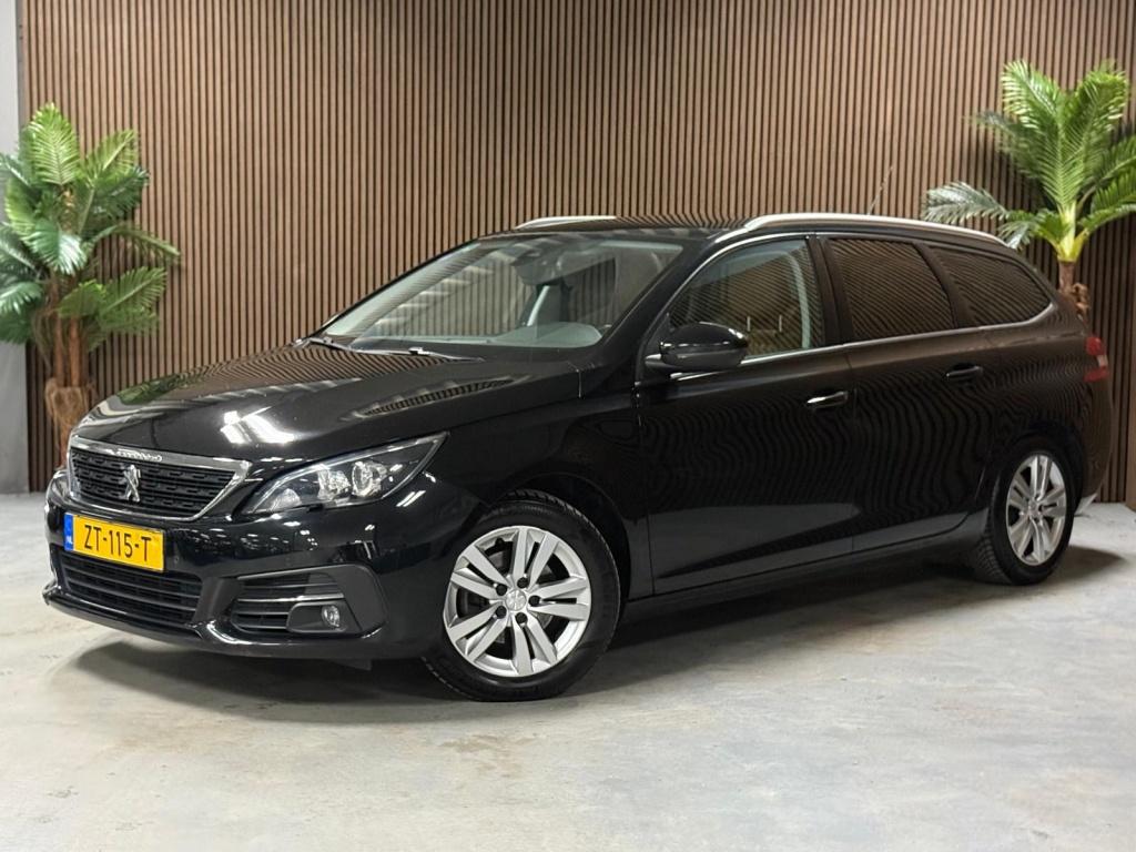 Peugeot 308 SW 1.2 PureT.Blue L. Ex (bj 2019), Auto's, Peugeot, Gebruikt, Euro 6, 1199 cc, Zwart