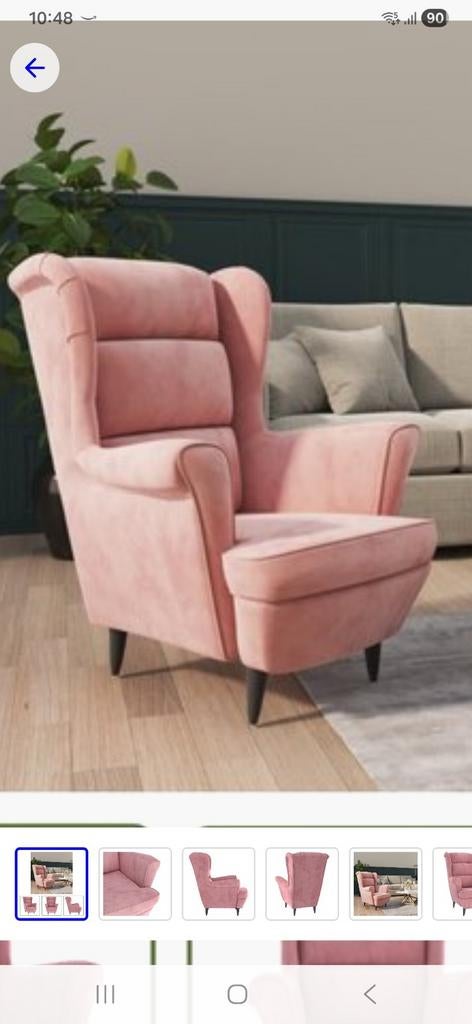 Nieuwe Roze Fluweel Fauteuil - Comfortabele Lounge Stoel, Nieuw, 75 tot 100 cm, Ophalen of Verzenden, Modern, Elegant, Lounge