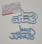 Marianne Design - LR0768 - Veel Sterkte, Hobby en Vrije tijd, Kaarten | Zelf maken, Ophalen of Verzenden, Zo goed als nieuw, Overige thema's