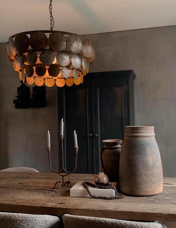 Oude houten kruiken, Huis en Inrichting, Woonaccessoires | Vazen, Zo goed als nieuw, Overige kleuren, Minder dan 50 cm, Overige materialen