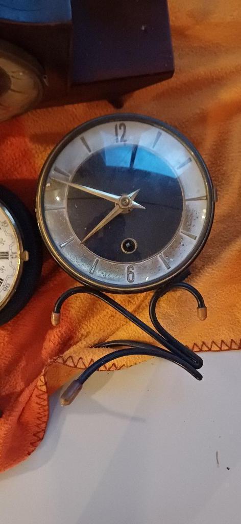 Vintage tafelklok, Antiek en Kunst, Antiek | Klokken, Ophalen of Verzenden