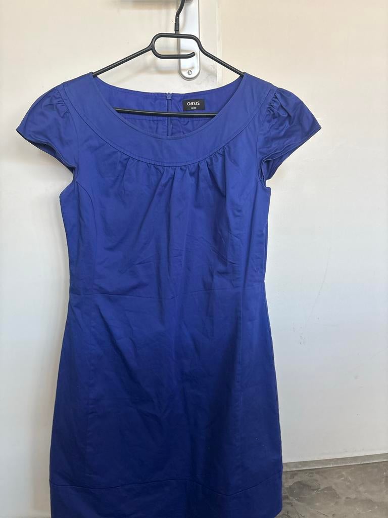 Oasis blauwe Jurk, Maat 36, Blauw, Ophalen of Verzenden, Zo goed als nieuw, Maat 36 (S)