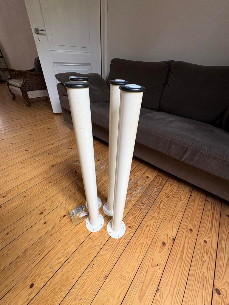 Metalen tafelpoten 70 cm - Set van 4, Ophalen, Tafelpoot, Gebruikt, 50 tot 100 cm