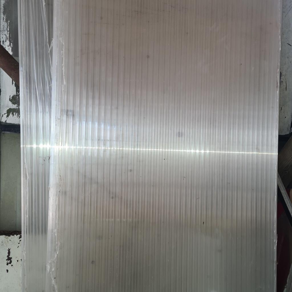 Transparante golfplaten voor dak of overkapping, Ophalen of Verzenden, Gebruikt, Overige materialen, Minder dan 20 mm