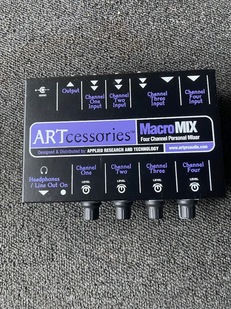 ARTcesssories Macromix  mini mixer, Muziek en Instrumenten, Mengpanelen, Gebruikt, Minder dan 5 kanalen, Ophalen of Verzenden