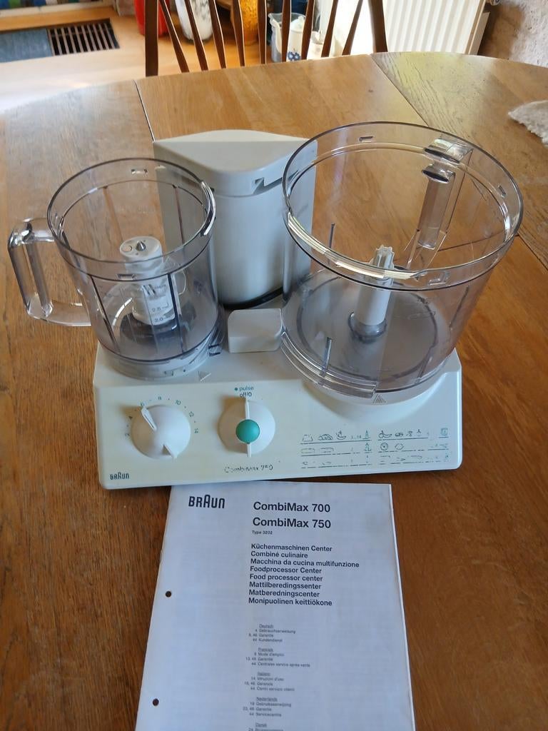 Foodprocessor Braun combimax 700, Ophalen of Verzenden, 3 snelheden of meer