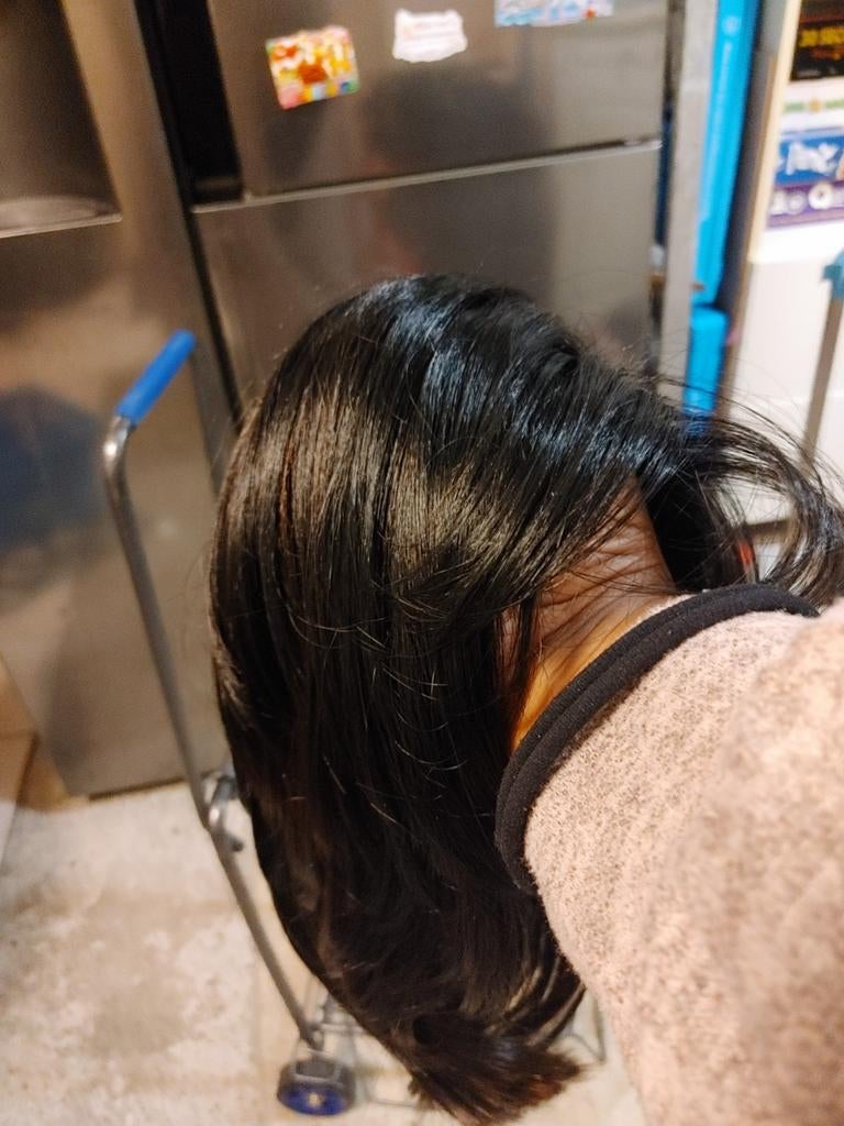 Pruik bob model, Ophalen, Zo goed als nieuw, Pruik of Haarverlenging