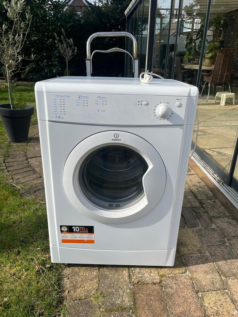 Indesit IDV 75 Luchtafvoer Wasdroger - Zo goed als nieuw, Ophalen, 6 tot 8 kg, Luchtafvoer, Zo goed als nieuw