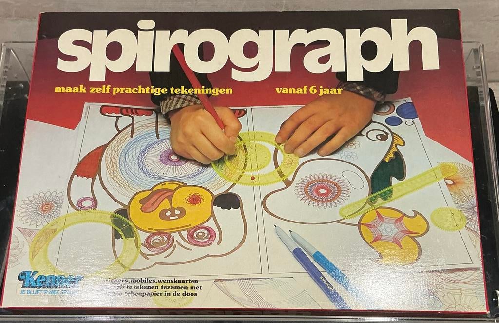 Kenner Spirograph Set.  Complete Tekenset., Kinderen en Baby's, Speelgoed | Educatief en Creatief, Verzenden, Gebruikt, Knutselen