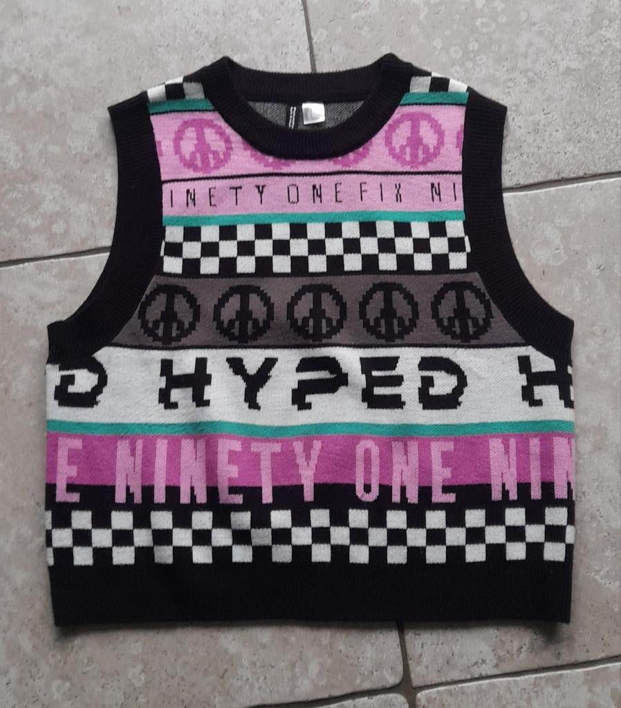 Spencer met veel kleurtjes H&M dames maat M, Kleding | Dames, Ophalen of Verzenden, Zo goed als nieuw, Maat 38/40 (M)