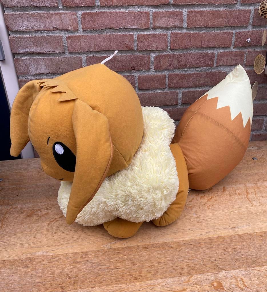 Pokemon Knuffel Eevee - Grote pluche in nieuwstaat, Kinderen en Baby's, Speelgoed | Knuffels en Pluche, Ophalen of Verzenden, Zo goed als nieuw
