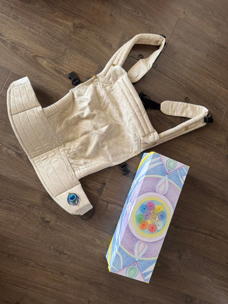 Artipoppe draagzak Argus Oat linnen nieuw, Buik of Rug, Zo goed als nieuw, Draagzak, Ophalen