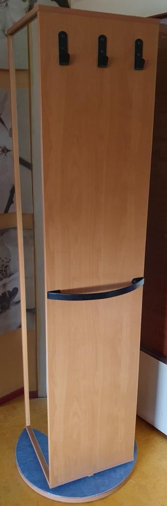 Kledingkast met Draaiplateau en Spiegel, Ophalen, Minder dan 50 cm, Met deur(en), Zo goed als nieuw
