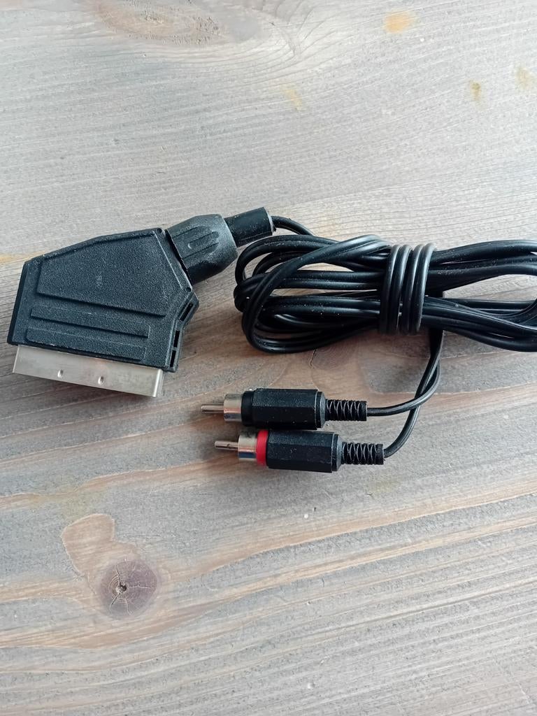 Scart naar rca (tulp), Audio, Tv en Foto, Audiokabels en Televisiekabels, Ophalen, Minder dan 2 meter, Scartkabel