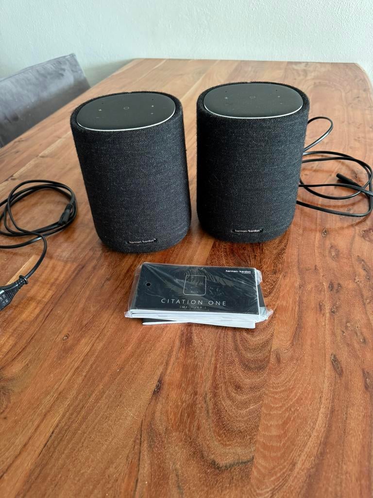 2x Harman Kardon Citation One MKII, Audio, Tv en Foto, Home Cinema-sets, Overige merken, Soundbar, Ophalen of Verzenden, Zo goed als nieuw