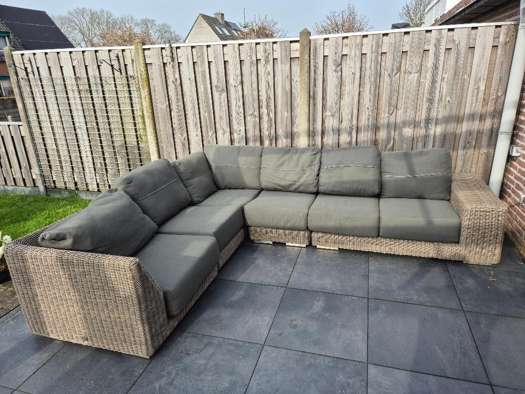 Four Seasons Outdoor lounge hoekbank., Ophalen, Gebruikt, 6 zitplaatsen, Loungeset