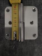Scharnieren (maten zie foto), Ophalen of Verzenden, Zo goed als nieuw, IJzer, Scharnier