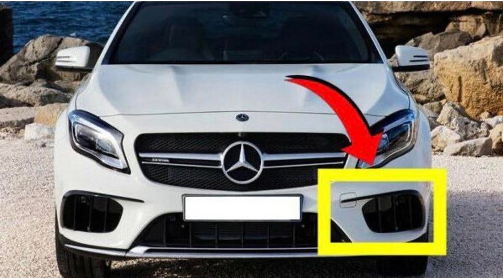 Mercedes GLA AMG 45 Grill Cover Links A1568851701, Mercedes-Benz, Ophalen of Verzenden, Bumper, Nieuw
