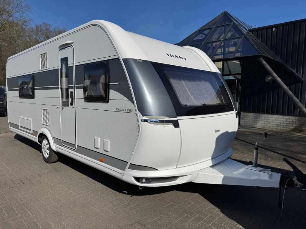 Hobby Excellent 560 WFU 2021 | Grote badkamer | Airco, Caravans en Kamperen, Rondzit, Hobby, Bedrijf, Overige typen