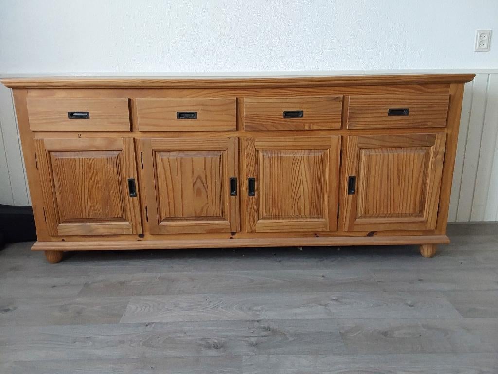 Dressoir, Huis en Inrichting, Kasten | Dressoirs, Gebruikt, 200 cm of meer, 25 tot 50 cm, Met lade(s), Met deur(en), Met plank(en)