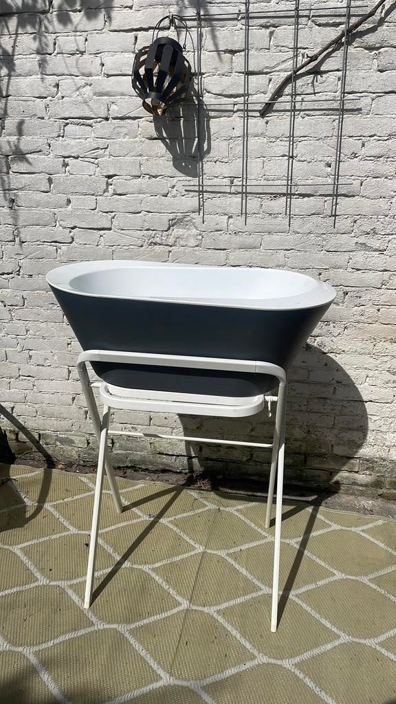 Babybad met standaard, Kinderen en Baby's, Ophalen, Zo goed als nieuw, Badje, Standaard