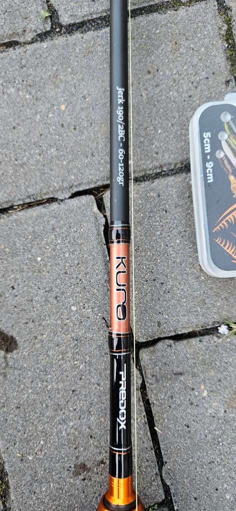 2 Roofvis hengels met kunstaas, Ophalen, Zo goed als nieuw, Overige typen