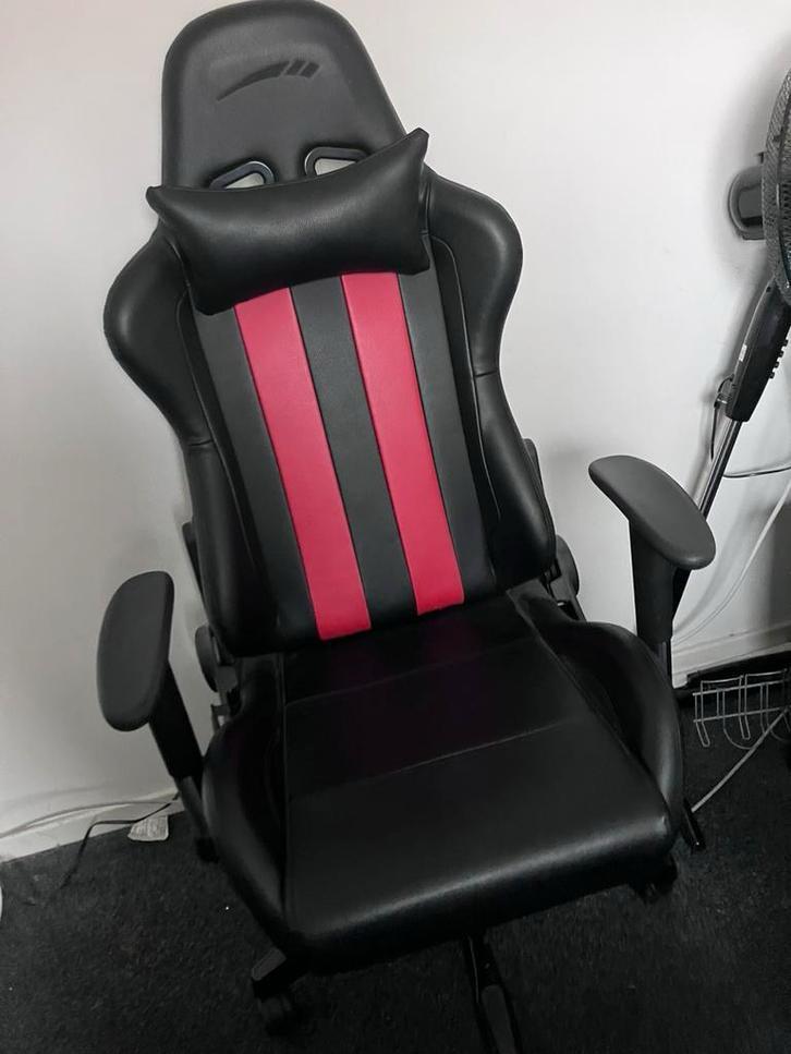 Speedlink bureaustoel, Huis en Inrichting, Bureaustoelen, Zo goed als nieuw, Zwart, Ergonomisch, Ophalen