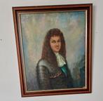 Olieverf Schilderij: Portret van een Man in Harnas, Ophalen of Verzenden