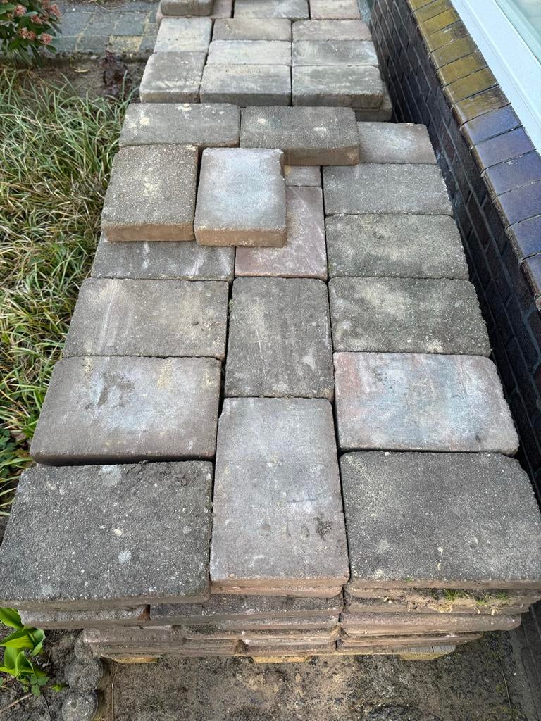 Cobblestone, Abbystone, 20 x 30 cm, 25 m2, Tuin en Terras, Ophalen, Gebruikt, Klinkers, 10 m² of meer