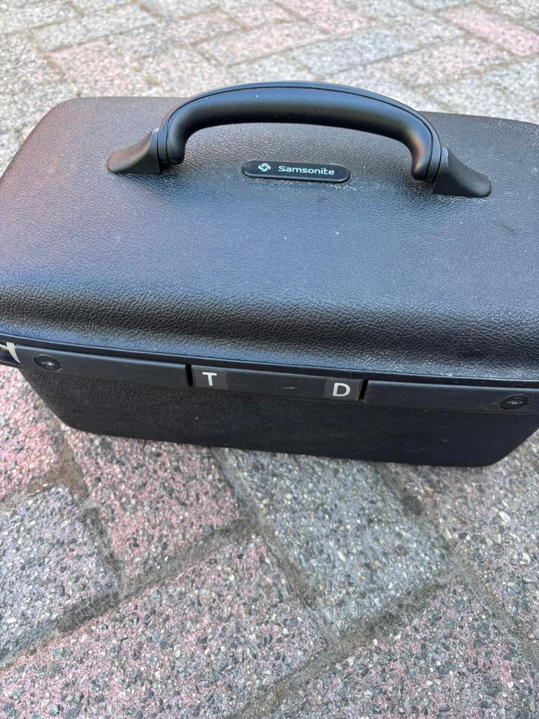 Samsonite beautycase zwart, Ophalen of Verzenden, Zo goed als nieuw, Zwart