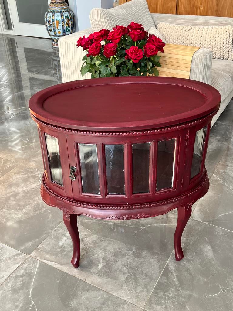 Antieke theekast, Ophalen