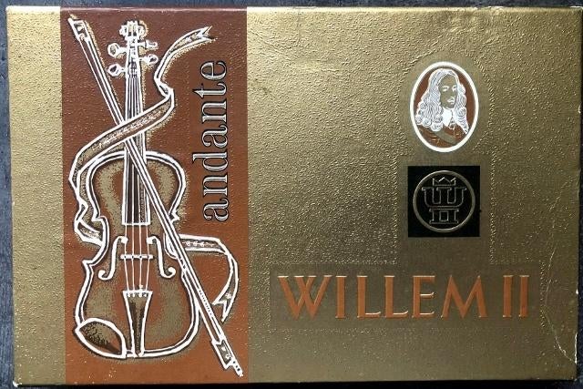 Sigarendoosje van Willem II, Andante, Verzamelen, Rookartikelen, Aanstekers en Luciferdoosjes, Ophalen, Gebruikt, Tabaksdoos of Verpakking