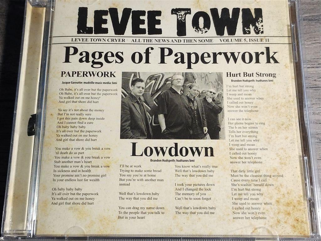 Levee Town ‎– Pages Of Paperwork, Ophalen of Verzenden, Zo goed als nieuw, Poprock