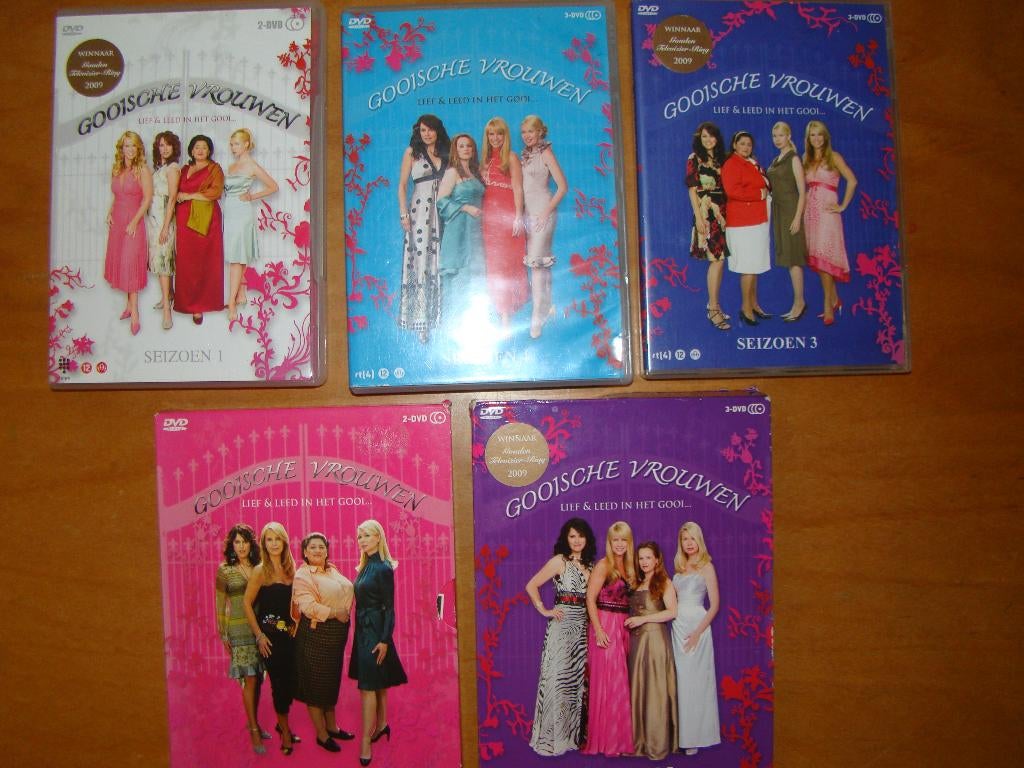 Gooische vrouwen seizoen 1 t/m 5, Alle leeftijden, Ophalen of Verzenden, Zo goed als nieuw, Komedie