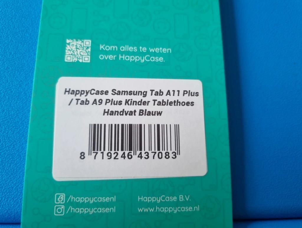 HappyCase Kinder Tablethoes Samsung Tab A9+ / Tab A11+, Computers en Software, Tablet-hoezen, Ophalen of Verzenden, Nieuw, Bescherming voor- en achterkant