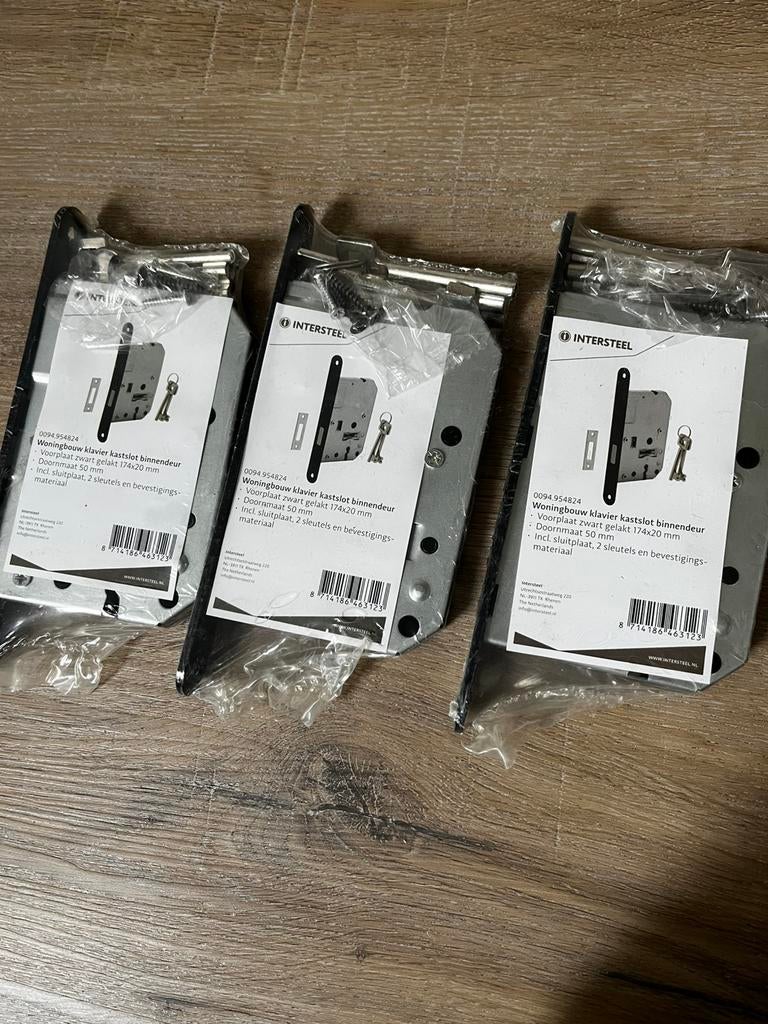 Klavier sloten, Doe-het-zelf en Verbouw, Deuren en Horren, Ophalen of Verzenden, Zo goed als nieuw, Binnendeur, 200 tot 215 cm