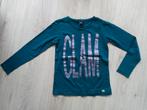Stoere frendz  longsleeve 'GLAM GLAM' opdruk, maat 128/134, Gebruikt, Meisje, Ophalen of Verzenden, Shirt of Longsleeve