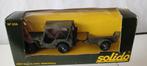 Willys Jeep met aanhanger Solido., Ophalen of Verzenden, Nieuw, Overige typen, Overige merken