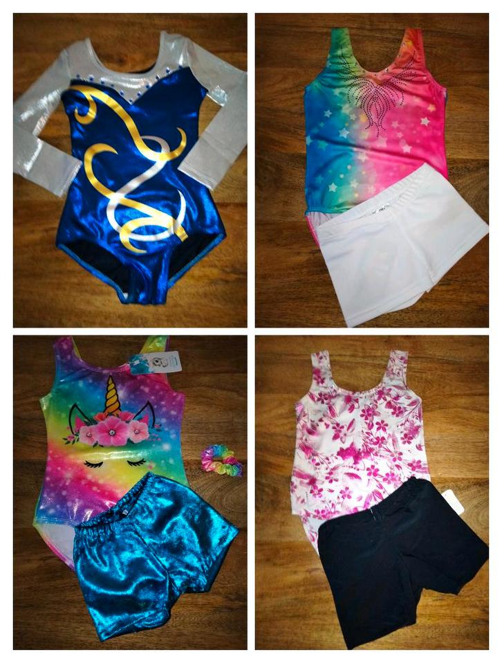 Turnpak/turnpakje/gympak/gympakje maat 116 in de sale, Sport en Fitness, Turnen, Nieuw, Turnpak(je), Kleiner dan kindermaat 122