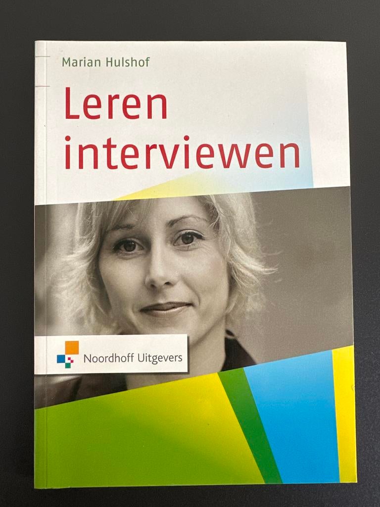 Marian Hulshof - Leren interviewen, Boeken, Ophalen of Verzenden, Zo goed als nieuw, Marian Hulshof