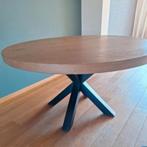 Ronde eettafel, eiken, Ophalen, 100 tot 150 cm, 100 tot 150 cm, Eikenhout