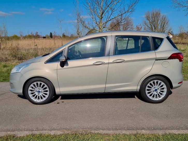 Ford B-Max 1.0 Ecoboost 125PK Titanium, nieuwe APK, Auto's, Ford, Bedrijf, B-Max, ABS, Achteruitrijcamera, Airbags, Airconditioning